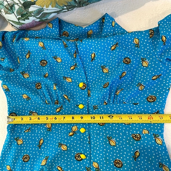 Betsy Johnson Lovely Lemon Dress - Size 12 - Picture 7 of 12